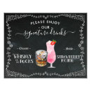 Search for chalkboard cocktail posters Signature
