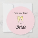 Search for champagne glass hen party invitations Toast