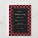Search for buffalo plaid christmas invitations Black