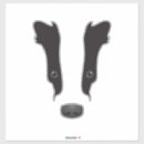 Search for white face stickers Animal