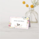 Search for animal place cards Pink