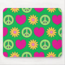 Search for peace love mouse mats Hippie