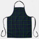 Search for green plaid aprons Black
