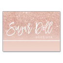 Search for horizontal table cards Rose gold