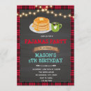 Search for pajama seasonal invitations Pancakes