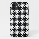 Search for houndstooth iphone cases White