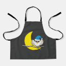 Search for night owl aprons Cartoon