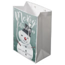 Search for snowman gift bags Cute