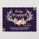 Search for antler baby shower invitations Woodland
