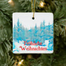 Search for snowy christmas tree decorations Forest