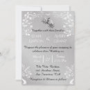 Search for border in white silver invitations Vintage
