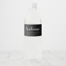 Search for black water bottle labels Elegant