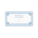 Search for clear wedding return address labels White
