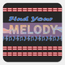 Search for melody stickers Music lover