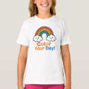 Search for rainbow colored tshirts Girl