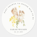 Search for yellow baby shower stickers Simple minimal
