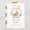 Search for little deer invitations Gold