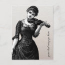 Search for vintage musician postcards Violinist