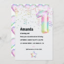 Search for iridescent birthday invitations Pink