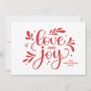 Search for love and joy christmas cards Calligraphy