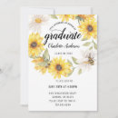 Search for sunflower graduation invitations Modern