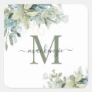Search for floral monogrammed stickers Modern