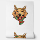 Search for golden retriever christmas art Puppy