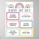 Search for decoration classroom posters Rainbow