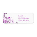Search for purple flowers return address labels Party