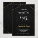 Search for geometric sweet 16 invitations Modern