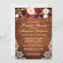 Search for burgundy bridal shower invitations String lights