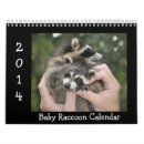 Search for raccoon calendars Cute