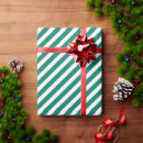 Search for striped christmas wrapping paper Green and white