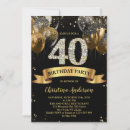 Search for balloons birthday invitations Forty