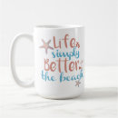 Search for life is better at beach mugs Starfish