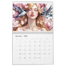 Search for watercolor calendars Feminine