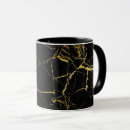 Search for black marble mugs Gold