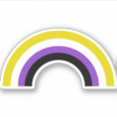 Search for gender queer stickers Non binary