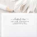 Search for class of return address labels Script
