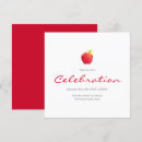 Search for a is for apple square invitations Watercolors