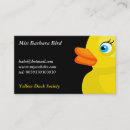 Search for rubber business cards Ducks