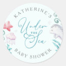 Search for blue dolphin stickers Boy baby shower