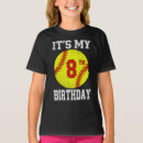 Search for 8th birthday girls tshirts 8 years old