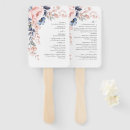 Search for pink floral wedding programs Dusty blue