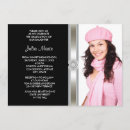 Search for black and silver graduation invitations White
