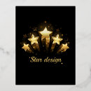 Search for black star postcards Gold