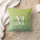Search for green glitter cushions Girly