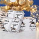 Search for cowboys wrapping paper For her