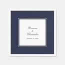 Search for navy blue wedding napkins Simple