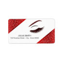 Search for cosmetics return address labels Makeup artist